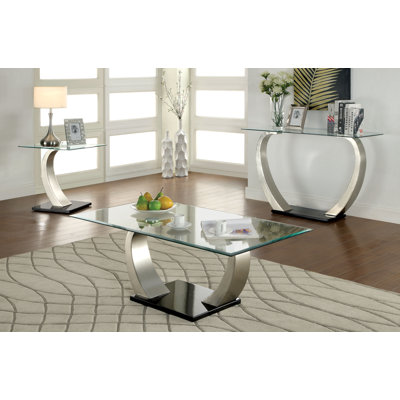 Orren Ellis Odelia 3 Piece Coffee Table Set Reviews Wayfair